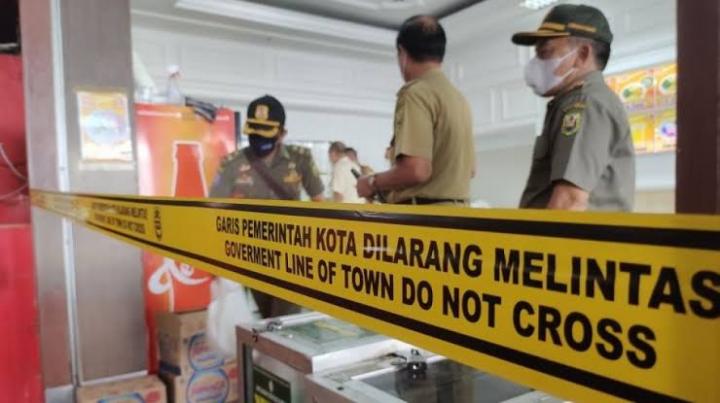 Pemkot Bandarlampung Segel Sementara 4 Restoran Yang Tidak Maksimal Menggunakan Alat Rekam Pembayaran